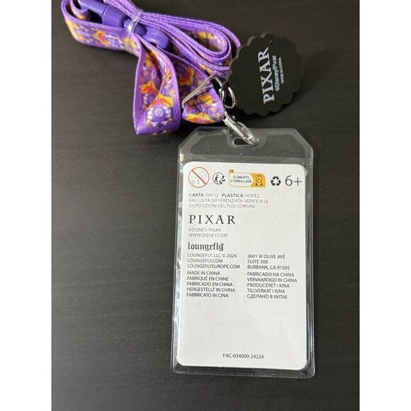 Loungefly Disney Pixar Up Dug & Kevin Allover Print Lanyard - Picture 2 of 2